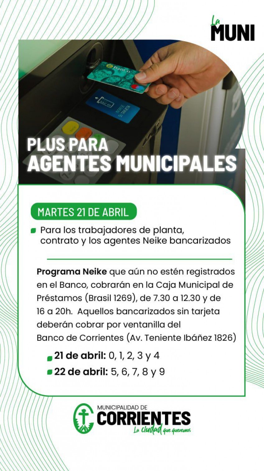 Plus para municipales